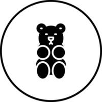 gomoso Urso vetor ícone