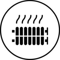ícone de vetor de radiador