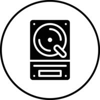ícone de vetor de disco rígido