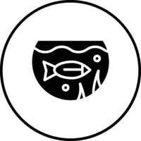 peixe tanque vetor ícone