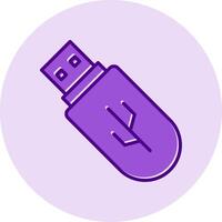 USB vecto ícone vetor