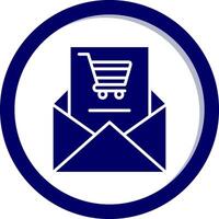 compras o email vecto ícone vetor