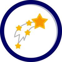 tiroteio estrelas vecto ícone vetor