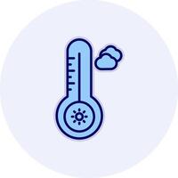 temperatura quente vecto ícone vetor