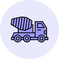 misturador caminhão vecto ícone vetor