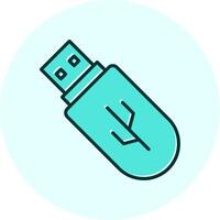 USB vecto ícone vetor