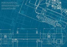 identidade corporativa. projeto. desenhos de engenharia vetorial vetor