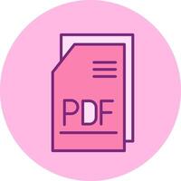 pdf Arquivo vecto ícone vetor