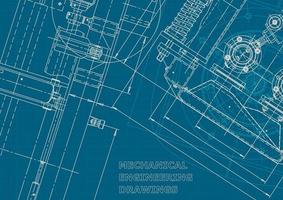 identidade corporativa. projeto. desenhos de engenharia vetorial vetor