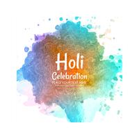 Feliz Holi Indian festival da primavera de cores de fundo vetor