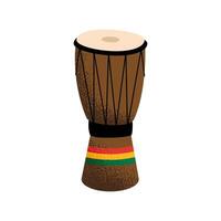 bongo de tambor africano vetor