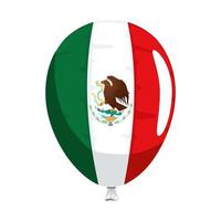 balão mexicano de hélio vetor
