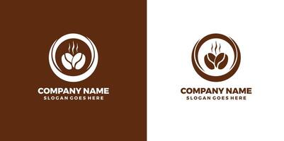café logotipo Projeto para café fazer compras ícone com criativo conceito Prêmio vetor pró vetor