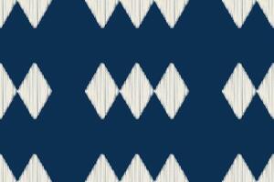 étnico ikat tecido padronizar geométrico estilo.africano ikat bordado étnico oriental padronizar azul fundo. abstrato, vetor, ilustração.textura, roupas, moldura, decoração, motivo. vetor