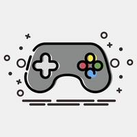 ícone jogos almofada. esports jogos elementos. ícones dentro mbe estilo. Boa para impressões, cartazes, logotipo, propaganda, infográficos, etc. vetor