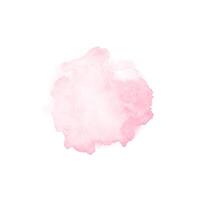 respingos de água em aquarela rosa abstrato em um fundo branco vetor
