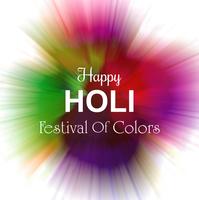 Lindo fundo colorido gulal do vetor festival de holi