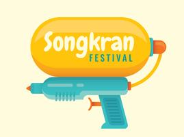 Festival Songkran vetor