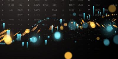 o negócio vetor ilustração Projeto estoque mercado gráficos ou forex negociação gráficos para o negócio e finança Ideias.