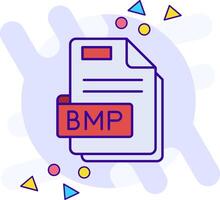 bmp estilo livre ícone vetor