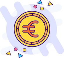 euro estilo livre ícone vetor