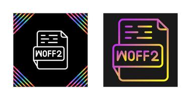 woff2 vetor ícone