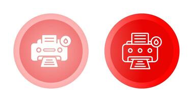jato de tinta impressora vetor ícone