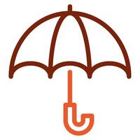 guarda-chuva ícone primavera, para uiux, rede, aplicativo, infográfico, etc vetor