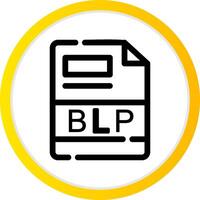 blp criativo ícone Projeto vetor