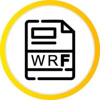 wrf criativo ícone Projeto vetor