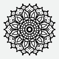 ilustração decorativa da mandala do sumário do conceito. eps 10 vetor