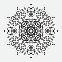 ilustração decorativa da mandala do sumário do conceito. eps 10 vetor