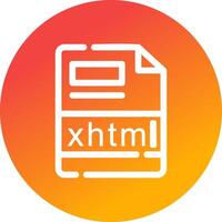 xhtml criativo ícone Projeto vetor