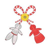 ilustração do martisor vetor