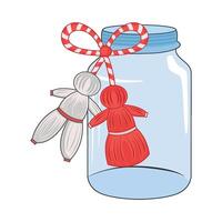 ilustração do martisor vetor