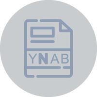 ynab criativo ícone Projeto vetor