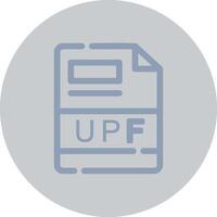 upf criativo ícone Projeto vetor