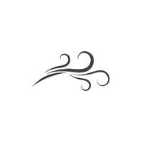 vento símbolo logotipo Projeto vetor modelo