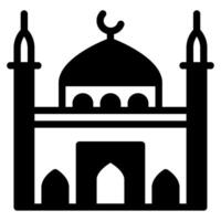 mesquita ícone Ramadã, para infográfico, rede, aplicativo, etc vetor