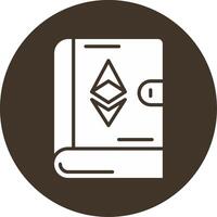 ethereum livro vetor ícone