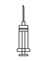 ilustração de seringa bonita vetor