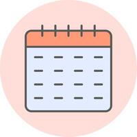 ícone de vetor de calendário