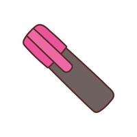 caneta marcador rosa vetor