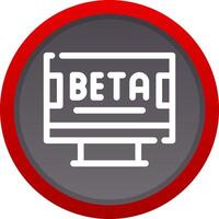 beta criativo ícone Projeto vetor