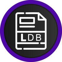 ldb criativo ícone Projeto vetor