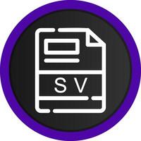 sv criativo ícone Projeto vetor