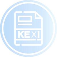 kexi criativo ícone Projeto vetor