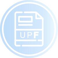 upf criativo ícone Projeto vetor