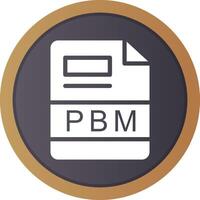 pbm criativo ícone Projeto vetor