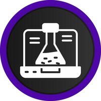 design de ícone criativo de química vetor